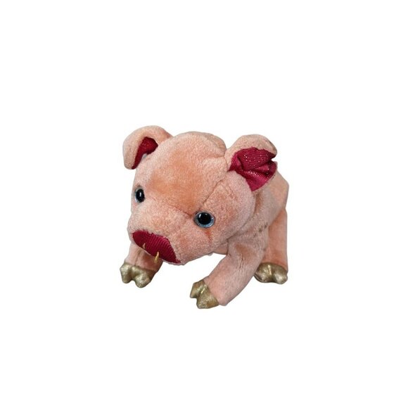 TY Beanie Baby  gold feet glitter ears and nose  6.5 in - Picture 1 of 9